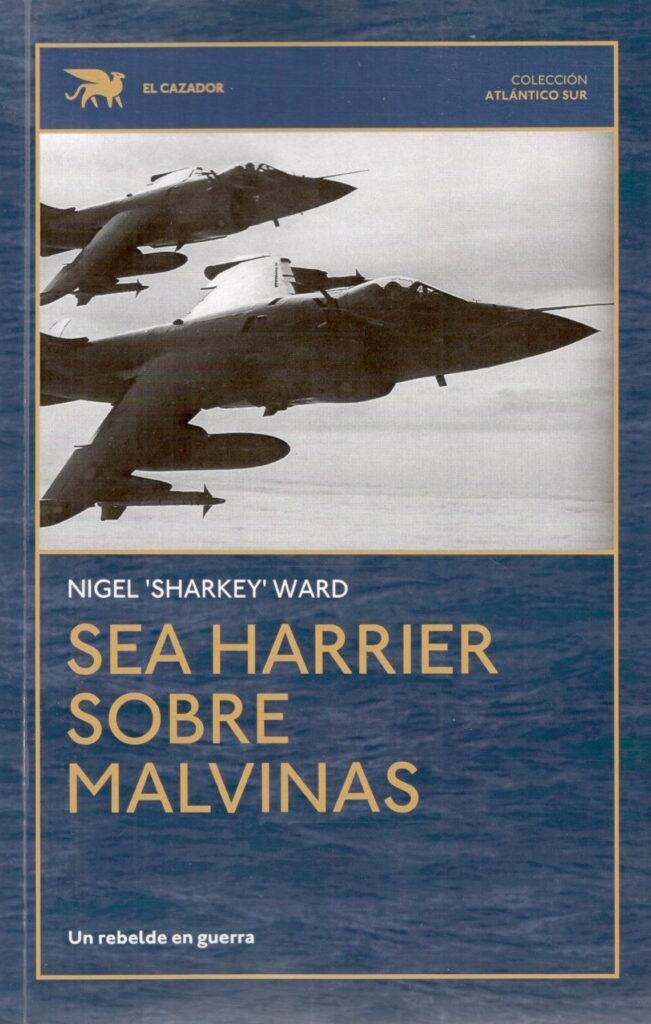 Tapa de Sea Harrier sobre Malvinas